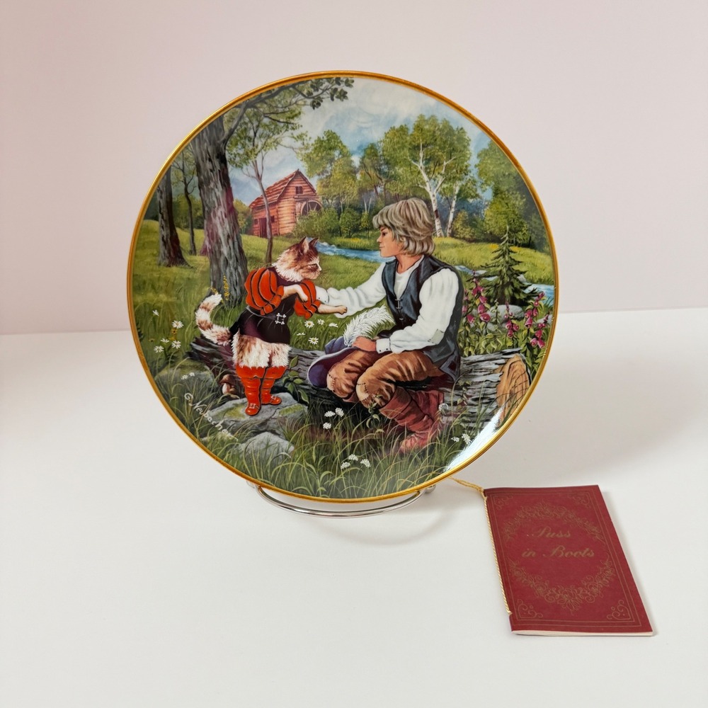 Kaiser Puss in Boots Collector‎ Plate COA